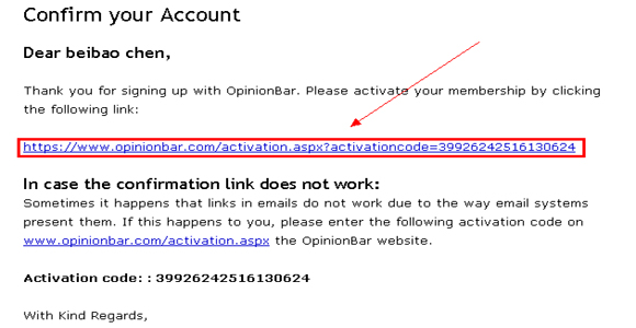 opinionbar激活帐号